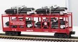 MTH Railking 30-7659 TTOS Auto Carrier Flat Car Featuring (4) 1952 Cadillacs O SCALE Like New