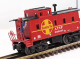 Lionel 6-36775 Santa Fe Caboose w/ Animated Conductor O SCALE Like New