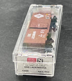 Micro Trains 73030 ERIE LACKAWANNA 40' STANDARD BOXCAR SINGLE DOOR N SCALE Like New