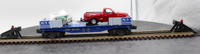 K Line K661-1431 O Gauge Flatcar with '98 Ford Pickup and Figures 10 O SCALE Like New