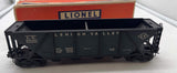 Lionel Postwar 6436 Black Lehigh Valley Hopper Car O SCALE Used Excellent Damaged Box