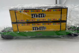 MTH Railking 30-76391 MARS - M&Ms Husky Stack Car O SCALE Like New