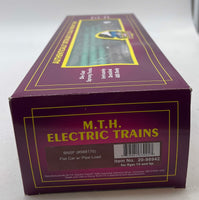 MTH Premier 20-98942 BNSF Flat Car w/Pipe Load O SCALE NEW