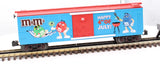 MTH Railking 30-74642 MARS - M&M's 4th of July Box Car w/Blinking LED O SCALE Like New limited