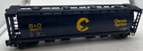 MTH Premier 20-97420 Chessie 100 Ton Hopper Car O SCALE Used Excellent