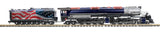 MTH 70-3055-1 Semiquincentennial 4-8-8-4 Big Boy Steam Engine America 250, 70-65043 3 car passenger set, 70-67043 Coach, 70-68043 Observation PREORDER LIMITED G ONE Scale NEW