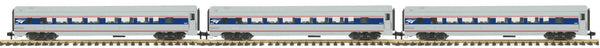 MTH ONEGAUGE 70-65032 Amtrak G Gauge 3-Car Streamlined Passenger Car Set (Ribbed) One Gauge/ G SCALE NEW