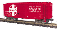 MTH One Gauge 70-74087 Santa Fe 40' Box Car G Scale NEW