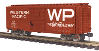 MTH One Gauge 70-74089 Western Pacific 40' Box Car G Scale NEW