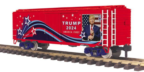 MTH 70-78061 Donald J. Trump Reefer Car #2024. ONE GAUGE LIMITED NEW