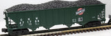 MTH 20-90016D Chicago North Western 4 Bay Hopper W/Coal Load O Scale Like New