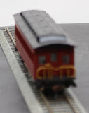 Bachmann 13402 COACH (1860-1880 ERA) - PAINTED UNLETTERED RED HO SCALE Used Excellent Damaged Box