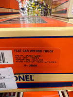Lionel 6-36056 flatcar w ford truck O SCALE NEW