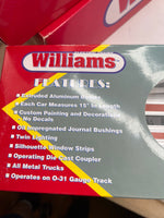 Williams New Haven NH Set of 3 Passenger Cars Orange stripe O SCALE NEW