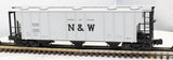 Atlas 71151 North Western 3 Bay Enclosed Hopper O SCALE Used No Box