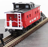 MTH 30-4159C RAILKING Mon Valley Works Steel Caboose O SCALE Like New