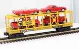 MTH Railking 30-76093 Chessie Auto Carrier Flat Car O SCALE Like New