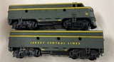 HO Scale Bargain Engine 76 Jersey Central Set of 2 Diesel Engines NONPOWERED Used VG