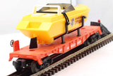 Lionel 6-16970 LOS ANGELES LA COUNTY Flatcar with Operating Lifeguard Boat #6424 O Scale Used Excellent