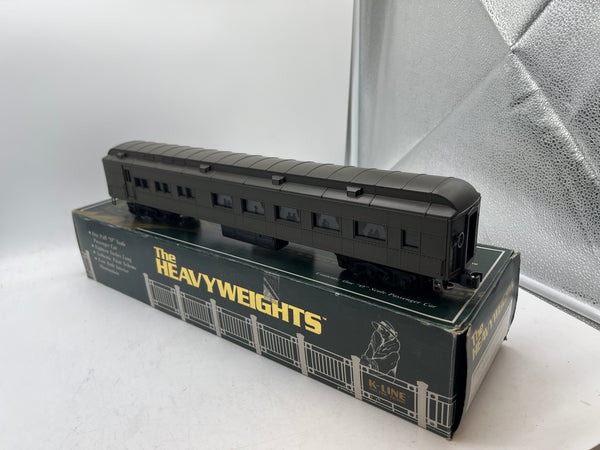 K-Line k-4402 undecorated green dining car/ passenger car O SCALE Like New
