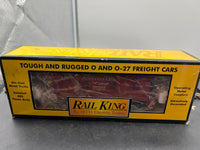 MTH Railking 30-7700 Pennsylvania PRR Woodsided Caboose O SCALE Like New Damaged Box