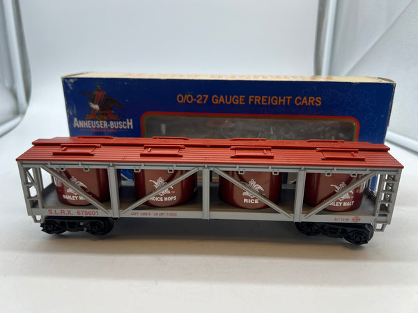K-Line k-675601 Anheuser Busch Budweiser Bud Beer Vat Car O SCALE Like New