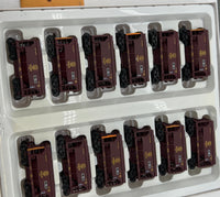 Walthers 932-4554 DULUTH MISSABE & IRON RANGE Ore Taconite 12 car set Mainline HO Scale Used Excellent missing couplers as is