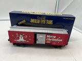 Lionel 6-48346 AMERICAN FLYER CHRISTMAS BOXCAR S SCALE Used Excellent