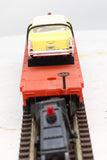MTH Rugged Rails 33-7604 Burlington Flat Car w/1957 Chevy O SCALE Like New