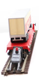 MTH Railking 30-76494 Santa Fe RailKing Flat Car w/40' Trailer O SCALE Used Excellent