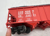 MTH Premier 20-97458 Canadian National 4-Bay Hopper Car O SCALE Used