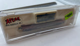 Atlas 38131 WESTERN MARYLAND WM Flat Car and stakes Brown/White NScale Like New