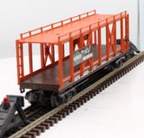 MTH Railking 30-76141 Illinois Central Auto Carrier Flat Car O SCALE Used