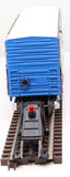 MTH Railking 30-70108D Christmas 50' Double Door Plugged Boxcar With LED Lights O SCALE Like New