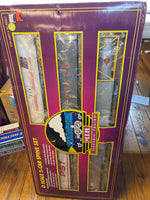 MTH Premier 20-95035 T.T.U.X. Spline Cars and Loads. 5 Car set  O SCALE Used Excellent as is