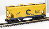 Lionel 6-17017 Chessie System ACF 2-Bay Hopper 605527 O SCALE Like New