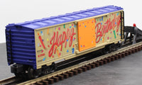 K-line K641-7410 Happy Birthday musical boxcar O SCALE Like New