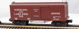 MTH Railking 30-74957 Wheeling & Lake Erie 34' Box Car (19th Century) O SCALE Like New No Box