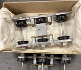 Walthers 933-50025 6 Wheel Commonwealth Trucks Delrin Wheels O Scale NEW