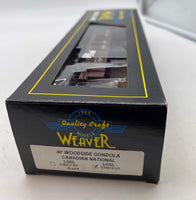 Weaver U26012LD Canadian National 40' woodside gondola 3rl O SCALE NEW