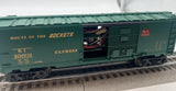 Lionel 6-16631 Rock Island Boxcar with Steam Railsounds O SCALE Like New
