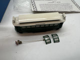 New Jersey Custom Brass NJCB  TO-404 Metropolitan Street Railway Single Truck Trolley closed trolley painted green./ white HO SCALE Like New