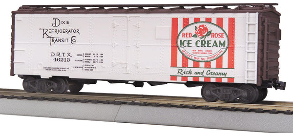 MTH Railking 30-7821 Red Rose Ice Cream Modern Reefer - O SCALE Like New