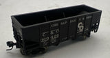 Atlas 41275 CHESAPEAKE & OHIO 55 Ton Fishbelly Hopper Black/White NO COAL LOAD N Scale WEATHERED AS IS Used Damaged Box