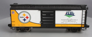 MTH RailKing One Gauge 70-74069 Pittsburgh Steelers G Gauge 40' Box Car limited NEW