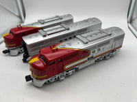 MTH Premier 20-2273-1 Santa Fe FT ABA Diesel Set - ATSF Cab s 167 - With Proto-Sound 2.0 & BCR  O SCALE Used Excellent