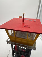 Lionel 6-2318 Control Tower Red O SCALE Used Excellent Damaged Box