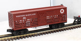 MTH Railking 30-7155 Western Maryland Stock Car - 19th Century O SCALE Like New