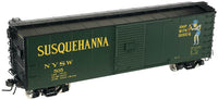 Atlas 6486-2 SUSQUEHANNA Steel Re-Built Box Cars O Scale NEW