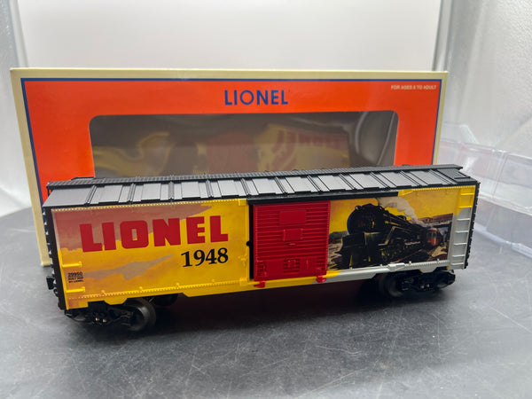 Lionel 6-29950 1948 Lionel art boxcar O scale Like New